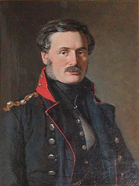 Christian Albrecht Jensen Anton Frederik Tscherning. Krigsminister Spain oil painting art